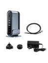 Wholesale Baseus Working Station Three-Screen Multifunctional Type-C HUB Adapter（CN+EU+UK) Dark gray - BSU994 - {ean13} - Hurt