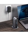 Wholesale Baseus Working Station Three-Screen Multifunctional Type-C HUB Adapter（CN+EU+UK) Dark gray - BSU994 - {ean13} - Hurt