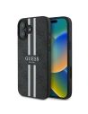 Guess GUHMP16MP4RPSK Apple iPhone 16 Plus Hartschale 4G Bedruckte Streifen MagSafe schwarz - iPhone 16 Plus - Guess