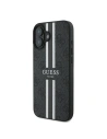 Hurtownia GSM - Guess GUHMP16MP4RPSK Apple iPhone 16 Plus Hartschale 4G Bedruckte Streifen MagSafe schwarz - GUE3614 - {ean13} - Hurt