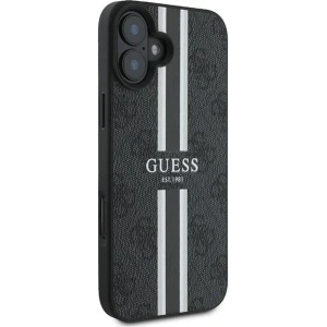 Etui Guess GUHMP16MP4RPSK Apple iPhone 16 Plus hardcase 4G Printed Stripes MagSafe czarny - iPhone 16 Plus - Guess