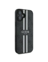 Hurtownia GSM - Guess GUHMP16MP4RPSK Apple iPhone 16 Plus Hartschale 4G Bedruckte Streifen MagSafe schwarz - GUE3614 - {ean13} - Hurt