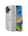Etui Guess GUHMP16MP4RPSP Apple iPhone 16 Plus hardcase 4G Printed Stripes MagSafe różowy - iPhone 16 Plus - Guess