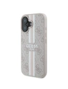 Hurtownia GSM - Etui Guess GUHMP16MP4RPSP Apple iPhone 16 Plus hardcase 4G Printed Stripes MagSafe różowy - GUE3615 - {ean13} - Hurt