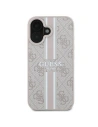 Hurtownia GSM - Guess GUHMP16MP4RPSP Apple iPhone 16 Plus Hardcase 4G Gedruckte Streifen MagSafe pink - GUE3615 - {ean13} - Hurt