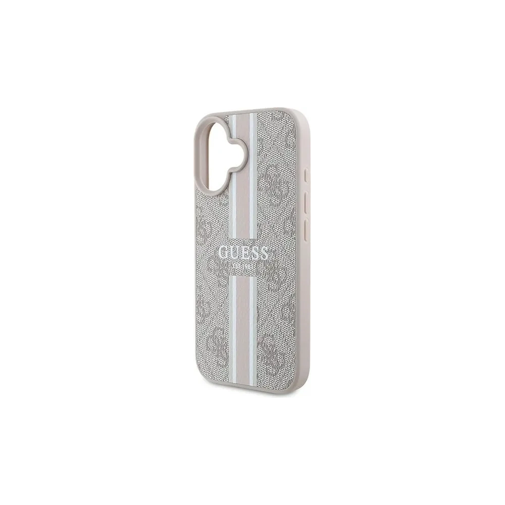 Hurtownia GSM - Guess GUHMP16MP4RPSP Apple iPhone 16 Plus Hardcase 4G Gedruckte Streifen MagSafe pink - GUE3615 - {ean13} - Hurt