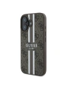 Hurtownia GSM - Etui Guess GUHMP16MP4RPSW Apple iPhone 16 Plus hardcase 4G Printed Stripes MagSafe brązowy - GUE3616 - {ean13} - Hurt