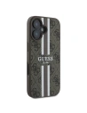 Hurtownia GSM - Etui Guess GUHMP16MP4RPSW Apple iPhone 16 Plus hardcase 4G Printed Stripes MagSafe brązowy - GUE3616 - {ean13} - Hurt