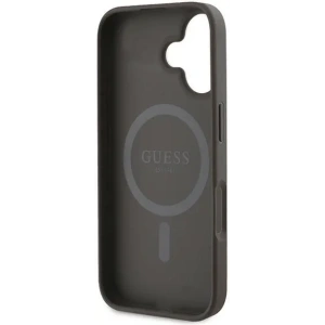 Etui Guess GUHMP16MP4RPSW Apple iPhone 16 Plus hardcase 4G Printed Stripes MagSafe brązowy - iPhone 16 Plus - Guess