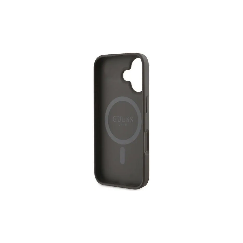 Hurtownia GSM - Guess GUHMP16MP4RPSW Apple iPhone 16 Plus Hardcase 4G Gedruckte Streifen MagSafe braun - GUE3616 - {ean13} - Hurt