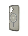 Guess GUHMP16SHFGEREK Apple iPhone 16 Hardcase IML Glitter Circle MagSafe schwarz - iPhone 16 - Guess