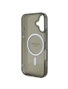 Guess GUHMP16SHFGEREK Apple iPhone 16 Hardcase IML Glitter Circle MagSafe schwarz - iPhone 16 - Guess