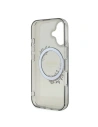 Guess GUHMP16SHFWFCK Apple iPhone 16 kemény tok IML Virágkoszorú MagSafe fekete - iPhone 16 - Guess