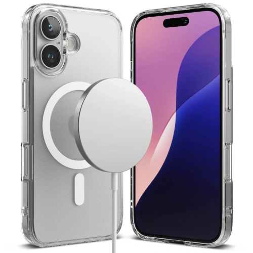 Etui Ringke Fusion Magnetic MagSafe Apple iPhone 16 Matte Clear - iPhone 16 - Ringke