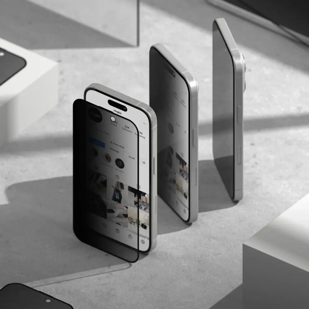 Hurtownia GSM - Ringke Easy Slide Apple iPhone 15 / 16 Ochrana soukromí [2 BALENÍ] - RGK2043 - {ean13} - Hurt