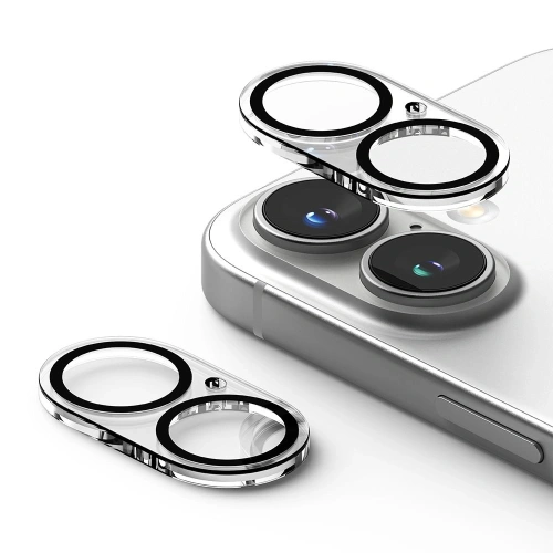 Szkło hartowane na aparat Ringke Camera Protector Apple iPhone 16 / 16 Plus Clear [2 PACK] - iPhone 16 Plus - Ringke