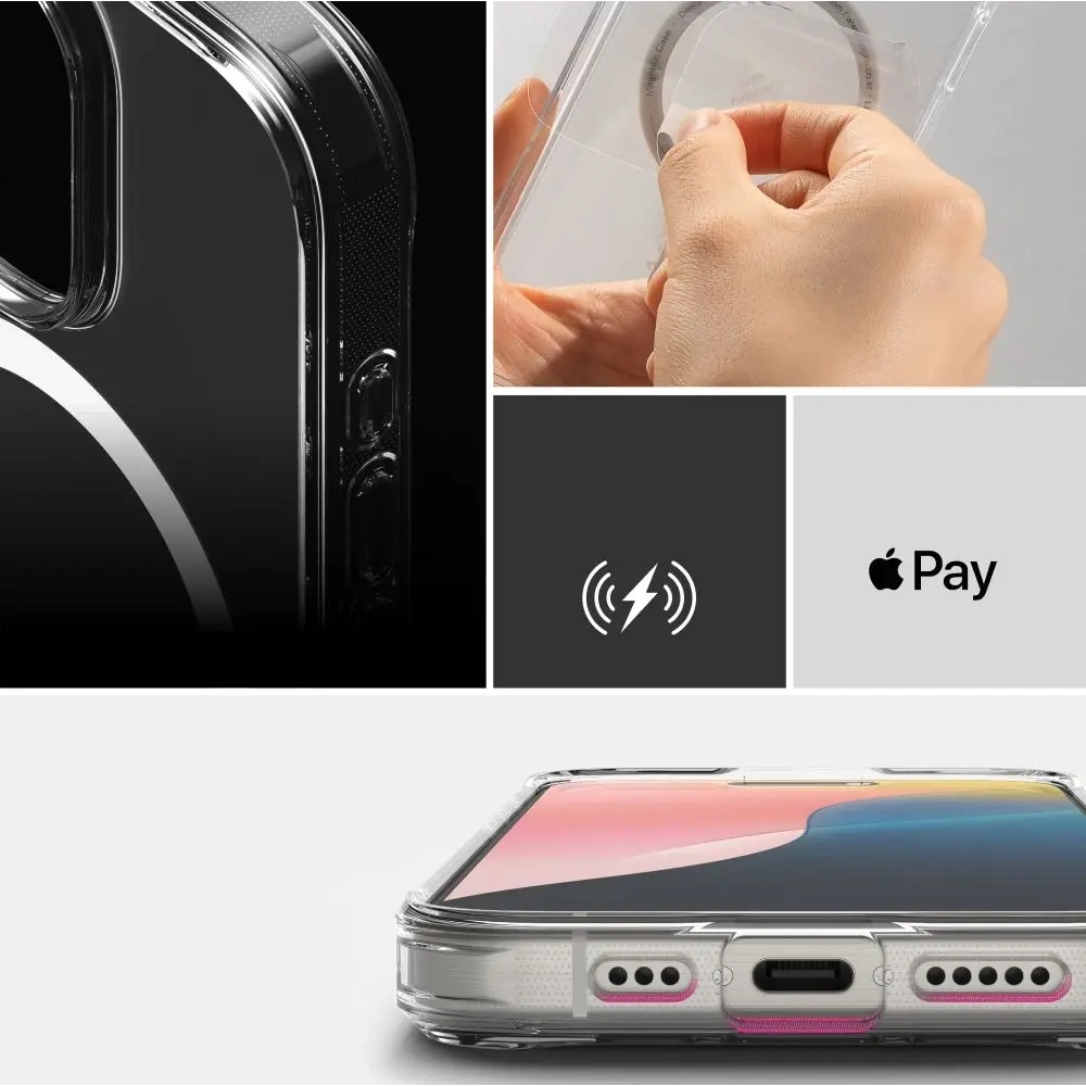 Hurtownia GSM - Ringke Fusion Magnetic MagSafe Apple iPhone 16 Pro Transparent Mat - RGK2046 - {ean13} - Hurt