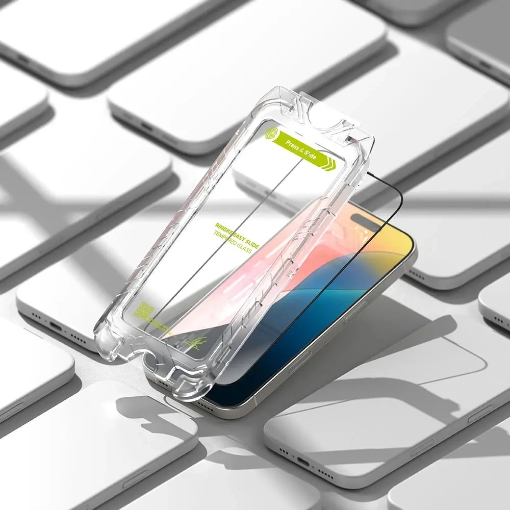 Hurtownia GSM - Ringke Easy Slide Apple iPhone 16 Pro Černý [2 PACK] - RGK2047 - {ean13} - Hurt