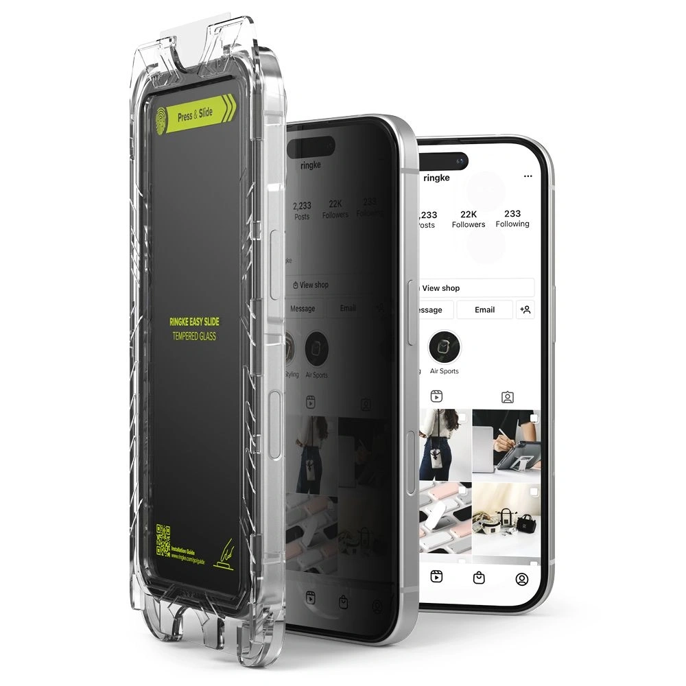 Hurtownia GSM - Ringke Easy Slide Apple iPhone 16 Pro Privacy [2 PACK] - RGK2048 - {ean13} - Hurt