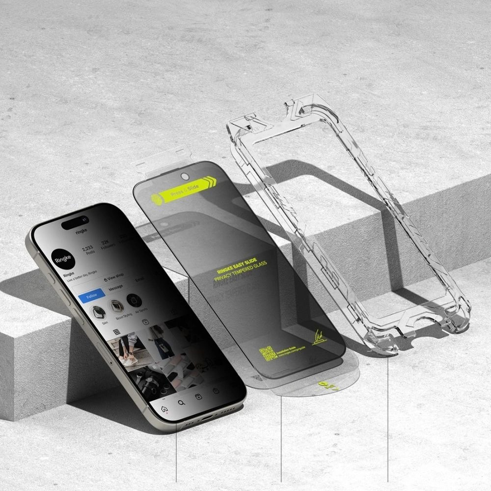 Hurtownia GSM - Ringke Easy Slide Apple iPhone 16 Pro Privacy [2 PACK] - RGK2048 - {ean13} - Hurt