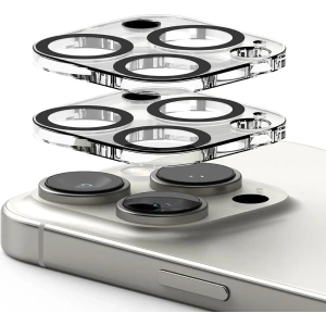 Ringke Kamera Védő Apple iPhone 16 Pro / 16 Pro Max Átlátszó [2 Csomag] - iPhone 16 Pro Max - Ringke