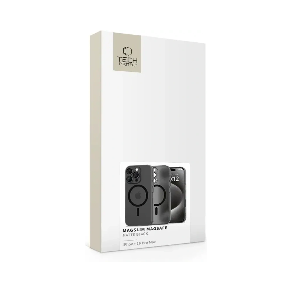 Hurtownia GSM - Tech-Protect Magslim MagSafe Apple iPhone 16 Pro Max Matná/černá - THP3161 - {ean13} - Hurt