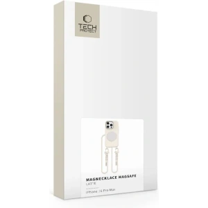Etui Tech-Protect Magnecklace MagSafe Apple iPhone 16 Pro Max Latte - iPhone 16 Pro Max - Tech-Protect