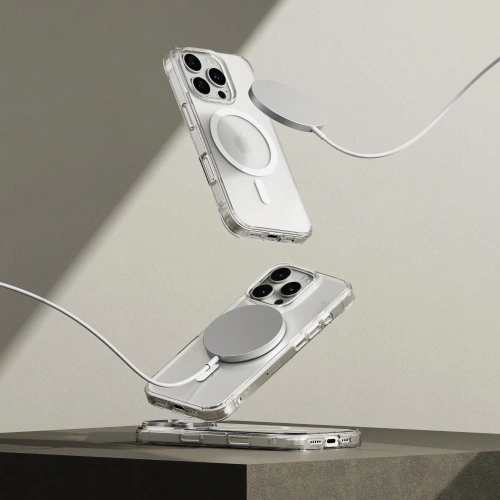 Etui Ringke Fusion Magnetic MagSafe Apple iPhone 16 Pro Max Matte Clear - iPhone 16 Pro Max - Ringke
