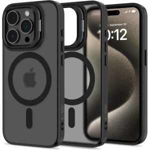 Hurtownia GSM - Etui Tech-Protect Magstand MagSafe Apple iPhone 15 Pro Matte Black - THP3166 - {ean13} - Hurt