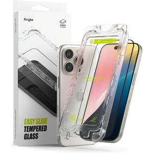 Hurtownia GSM - Ringke Easy Slide Apple iPhone 16 Pro Max Negru [2 PACHET] - RGK2053 - {ean13} - Hurt