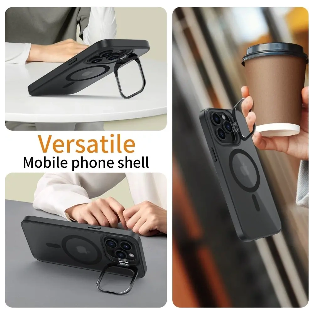 Hurtownia GSM - Tech-Protect Magstand MagSafe Apple iPhone 15 Pro Matná Černá - THP3166 - {ean13} - Hurt