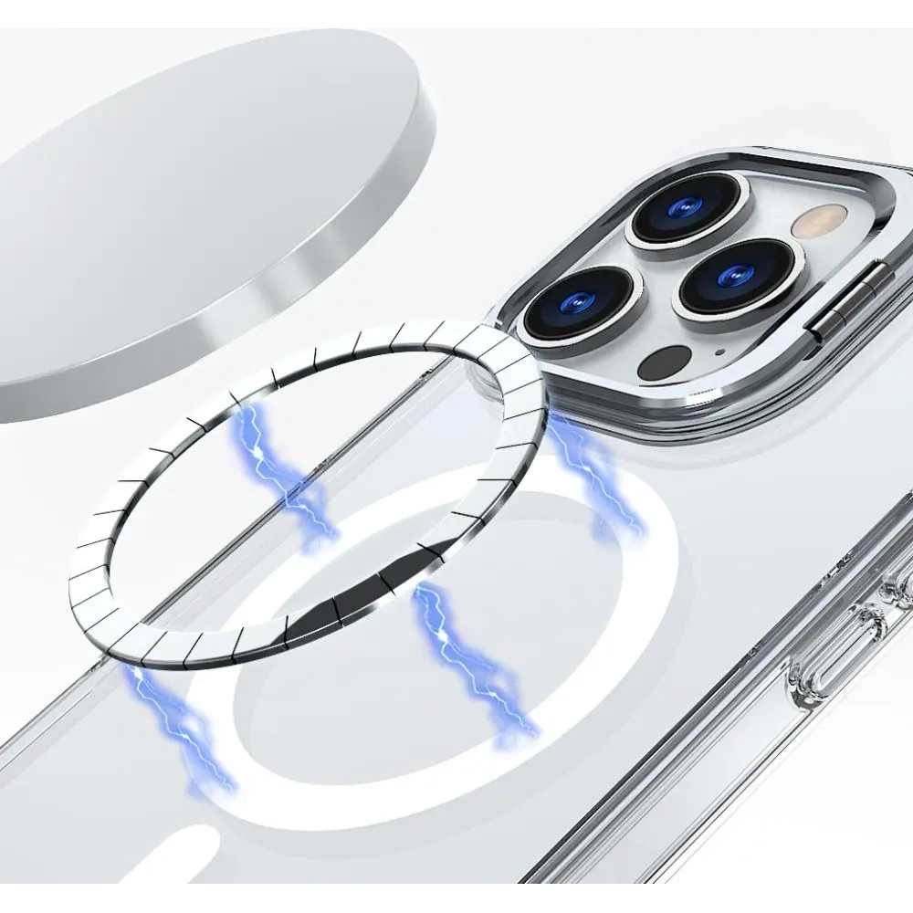 Wholesale Tech-Protect Magstand MagSafe Apple iPhone 16 Pro Max Clear - THP3167 - {ean13} - Hurt