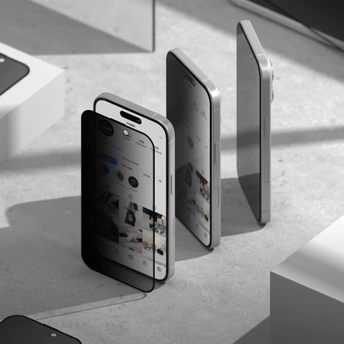 Szkło prywatyzujące Ringke Easy Slide Apple iPhone 16 Pro Max Privacy [2 PACK] - iPhone 16 Pro Max - Ringke