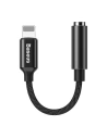 Adapter audio Baseus L3.5 Lightning do mini jack 3,5mm, DAC (czarny)