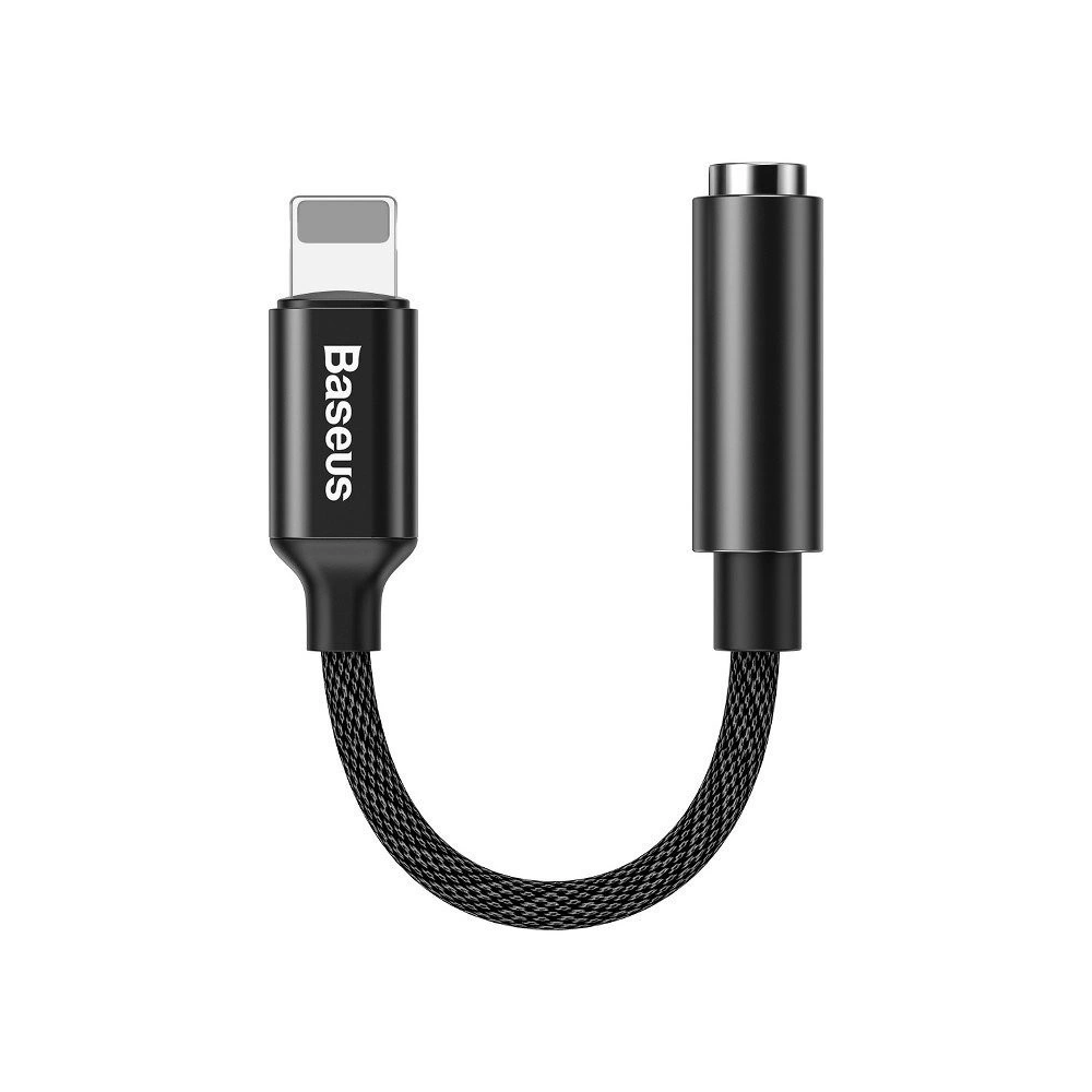 Hurtownia GSM - Adapter audio Baseus L3.5 Lightning do mini jack 3,5mm, DAC (czarny) - BSU998BLK - {ean13} - Hurt