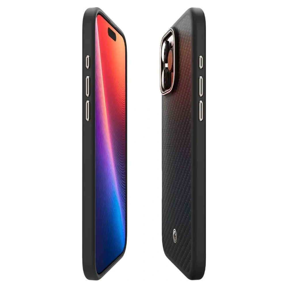 Hurtownia GSM - Spigen Enzo Aramid Mag MagSafe Apple iPhone 16 Pro Max Černá/přírodní - SPN16349 - {ean13} - Hurt