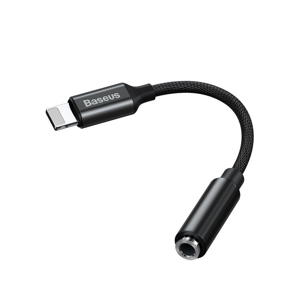 Hurtownia GSM - Adapter audio Baseus L3.5 Lightning do mini jack 3,5mm, DAC (czarny) - BSU998BLK - {ean13} - Hurt