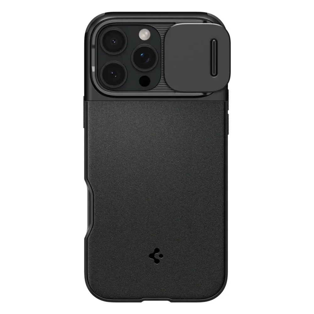 Hurtownia GSM - Spigen Optik Armor Mag MagSafe Apple iPhone 16 Pro Max Černá - SPN16357 - {ean13} - Hurt