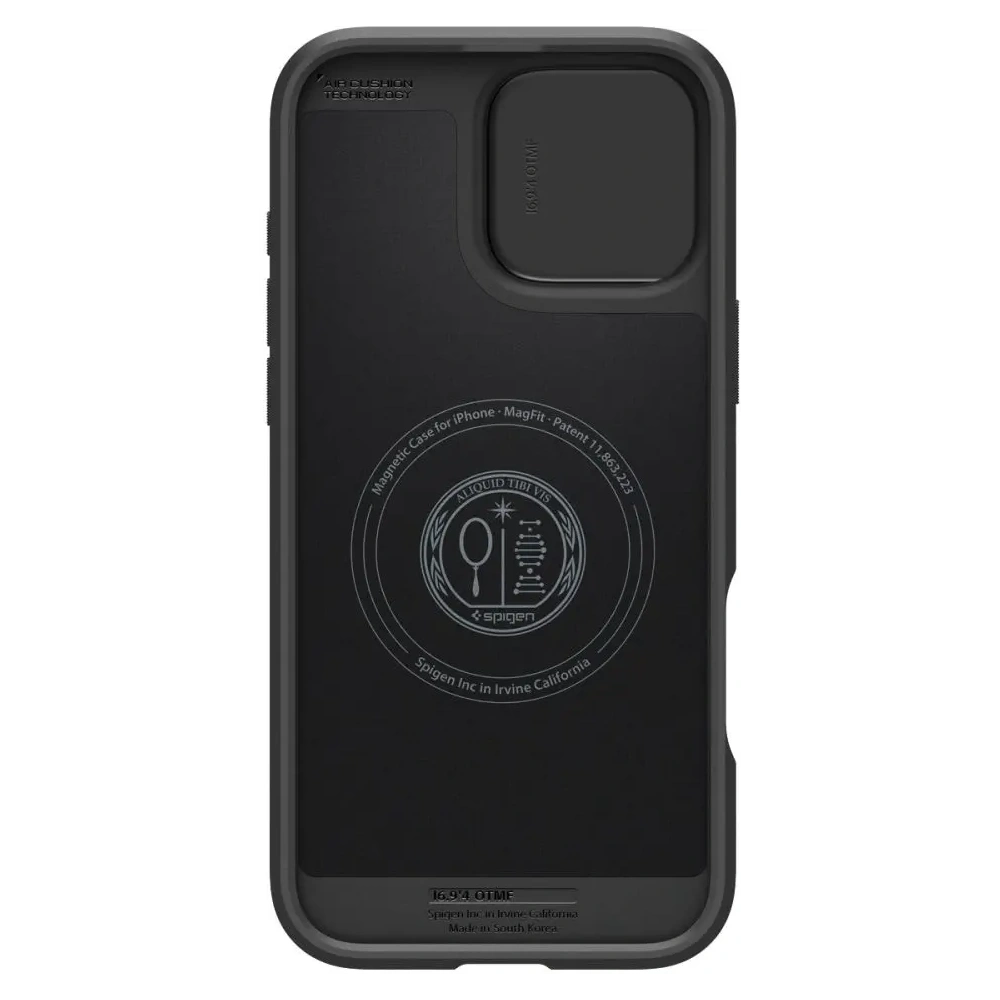 Hurtownia GSM - Spigen Optik Armor Mag MagSafe Apple iPhone 16 Pro Max Černá - SPN16357 - {ean13} - Hurt