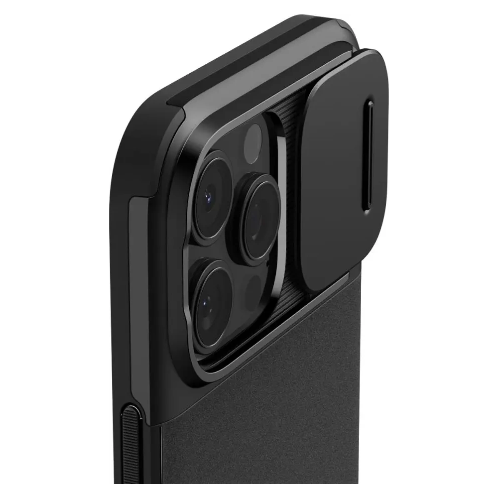 Hurtownia GSM - Spigen Optik Armor Mag MagSafe Apple iPhone 16 Pro Max Černá - SPN16357 - {ean13} - Hurt