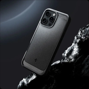 Etui Spigen Rugged Armor Mag MagSafe Apple iPhone 16 Pro Max Matte Black - iPhone 16 Pro Max - Spigen