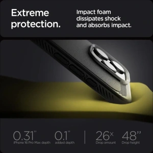 Etui Spigen Rugged Armor Mag MagSafe Apple iPhone 16 Pro Max Matte Black - iPhone 16 Pro Max - Spigen