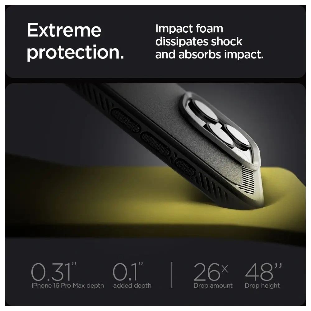 Hurtownia GSM - Spigen Rugged Armor Mag MagSafe Apple iPhone 16 Pro Max Matná černá - SPN16358 - {ean13} - Hurt