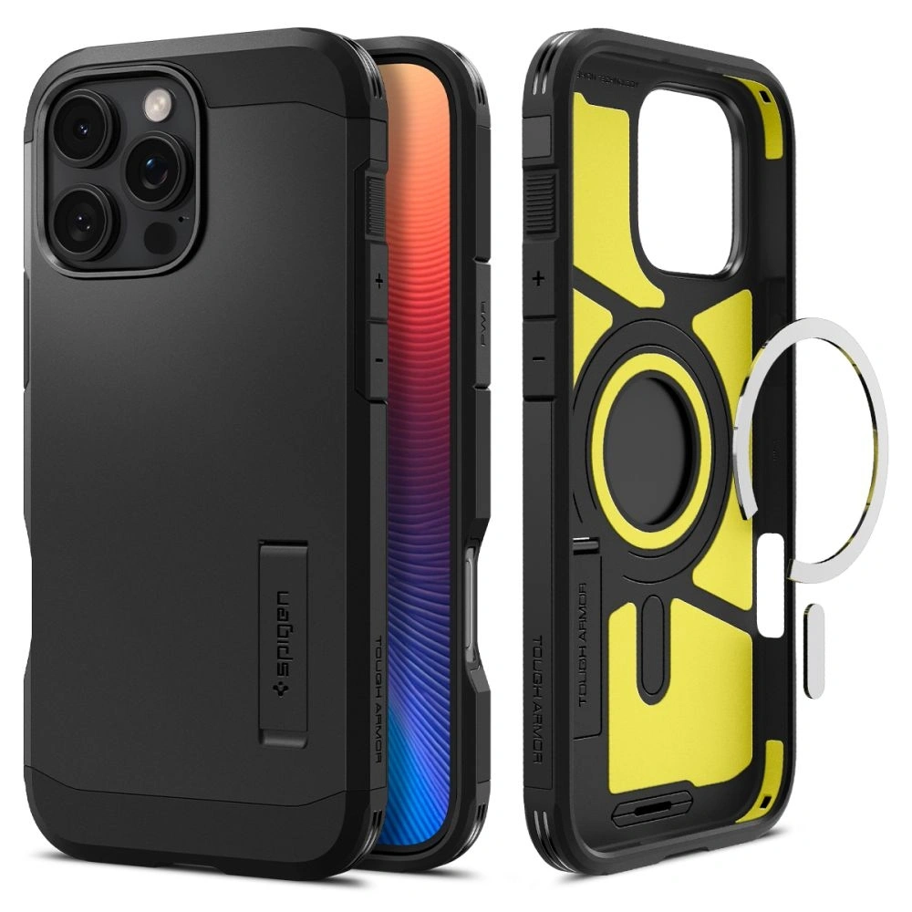 Hurtownia GSM - Spigen Tough Armor Mag MagSafe Apple iPhone 16 Pro Max Černá - SPN16363 - {ean13} - Hurt