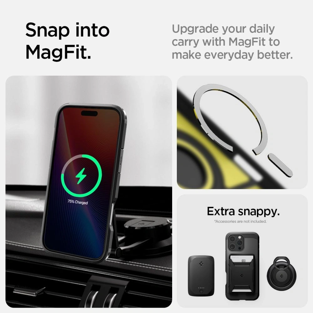 Hurtownia GSM - Spigen Tough Armor Mag MagSafe Apple iPhone 16 Pro Max Černá - SPN16363 - {ean13} - Hurt
