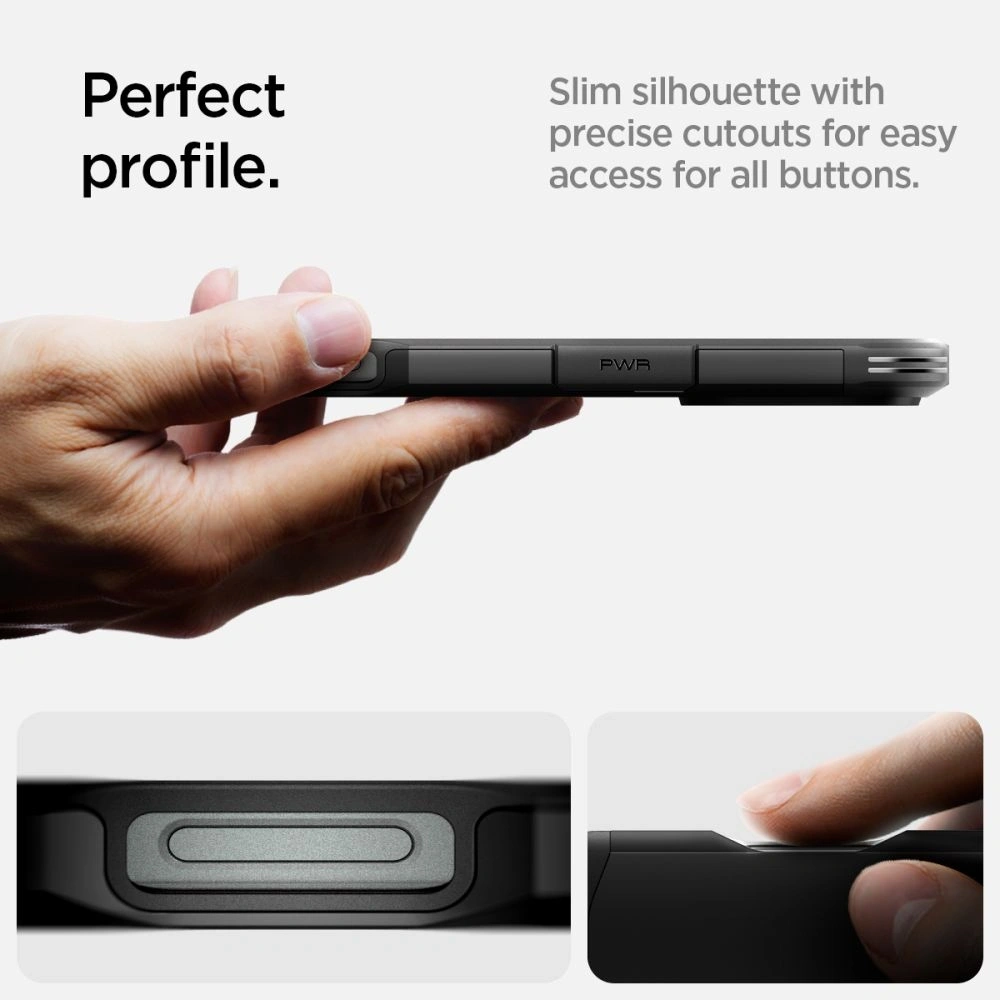 Hurtownia GSM - Spigen Tough Armor Mag MagSafe Apple iPhone 16 Pro Max Černá - SPN16363 - {ean13} - Hurt