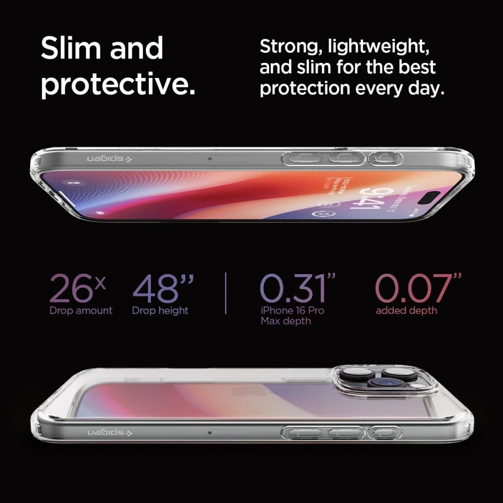 Hurtownia GSM - Spigen Ultra Hybrid Apple iPhone 16 Pro Max Crystal Clear - SPN16364 - {ean13} - Hurt