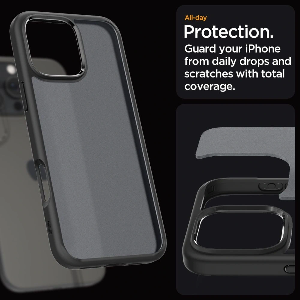 Wholesale Spigen Ultra Hybrid Apple iPhone 16 Pro Max Frost Black - SPN16367 - {ean13} - Hurt