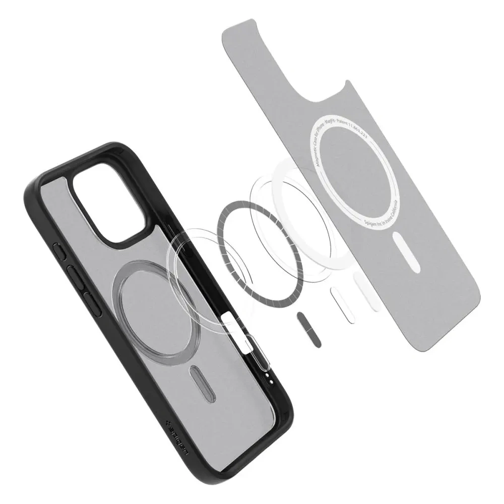 Wholesale Spigen Ultra Hybrid Mag MagSafe Apple iPhone 16 Pro Max Frost Black - SPN16373 - {ean13} - Hurt