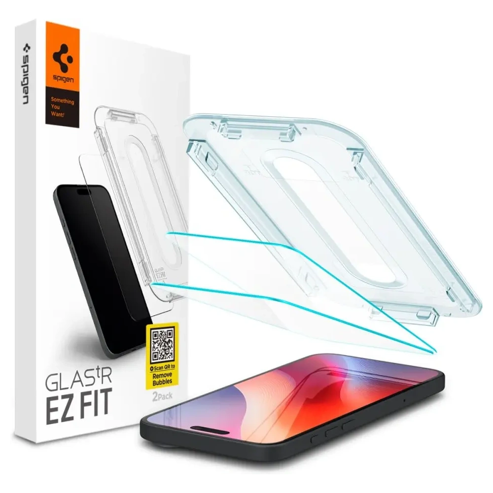 Hurtownia GSM - Spigen GLAS.tR ez Fit Apple iPhone 16 Pro Max Klar [2 PACK] - SPN16380 - {ean13} - Hurt